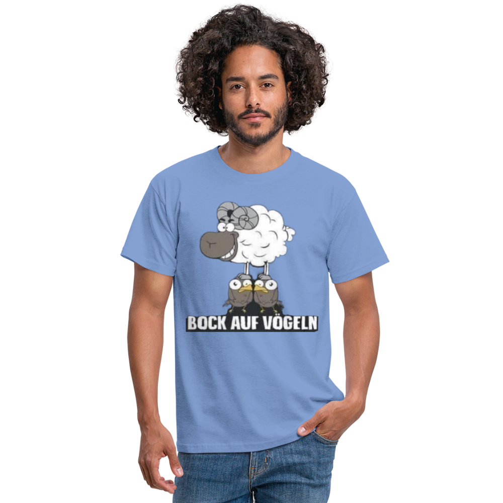 Bock auf Vögeln T-Shirt - carolina blue