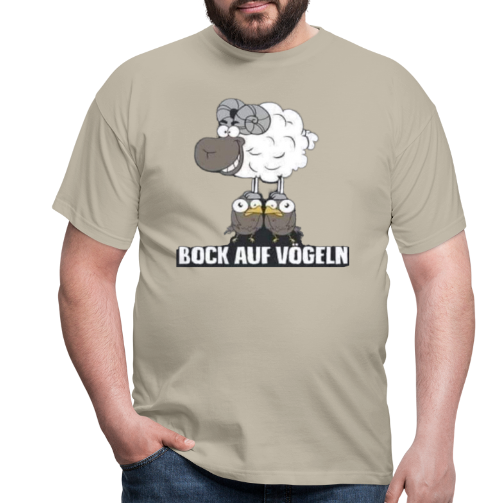 Bock auf Vögeln T-Shirt - Sandbeige