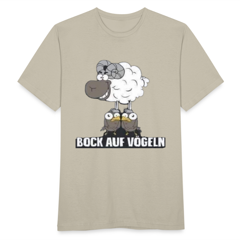 Bock auf Vögeln T-Shirt - Sandbeige
