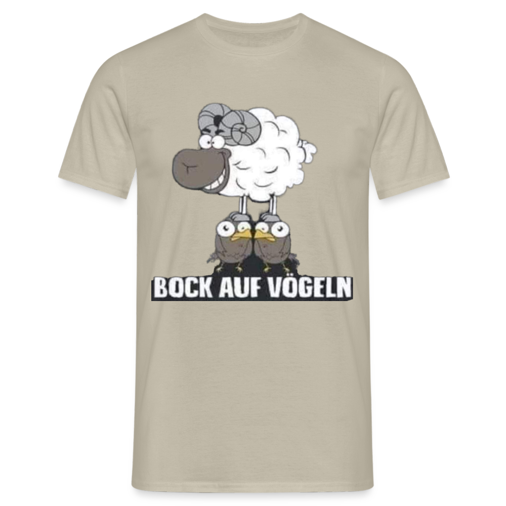 Bock auf Vögeln T-Shirt - Sandbeige