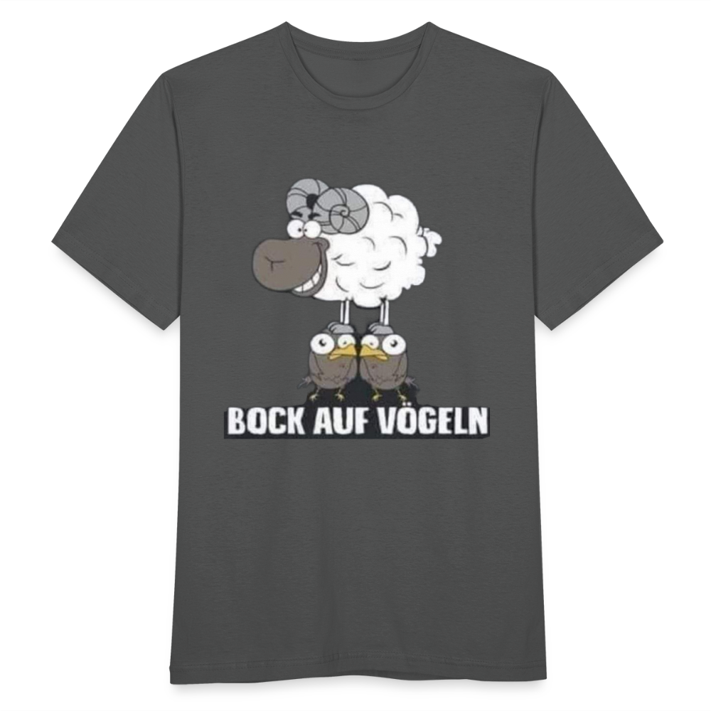Bock auf Vögeln T-Shirt - Anthrazit