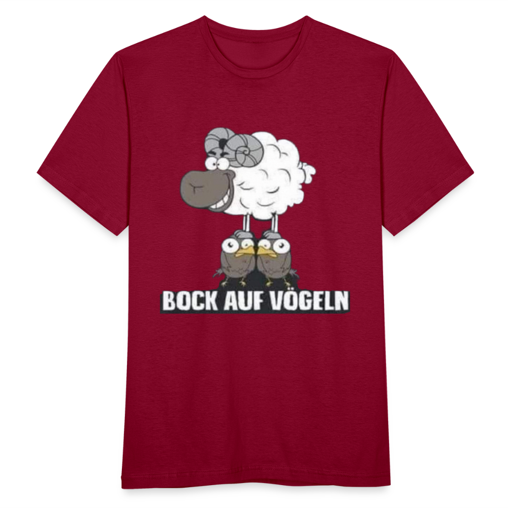 Bock auf Vögeln T-Shirt - Ziegelrot