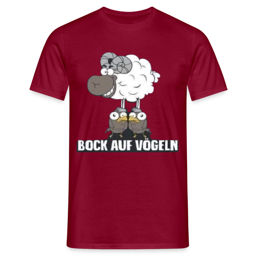 Bock auf Vögeln T-Shirt - Ziegelrot