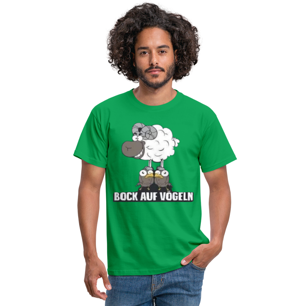 Bock auf Vögeln T-Shirt - Kelly Green