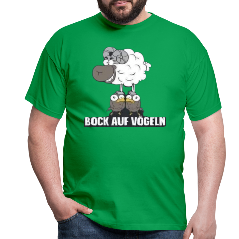 Bock auf Vögeln T-Shirt - Kelly Green