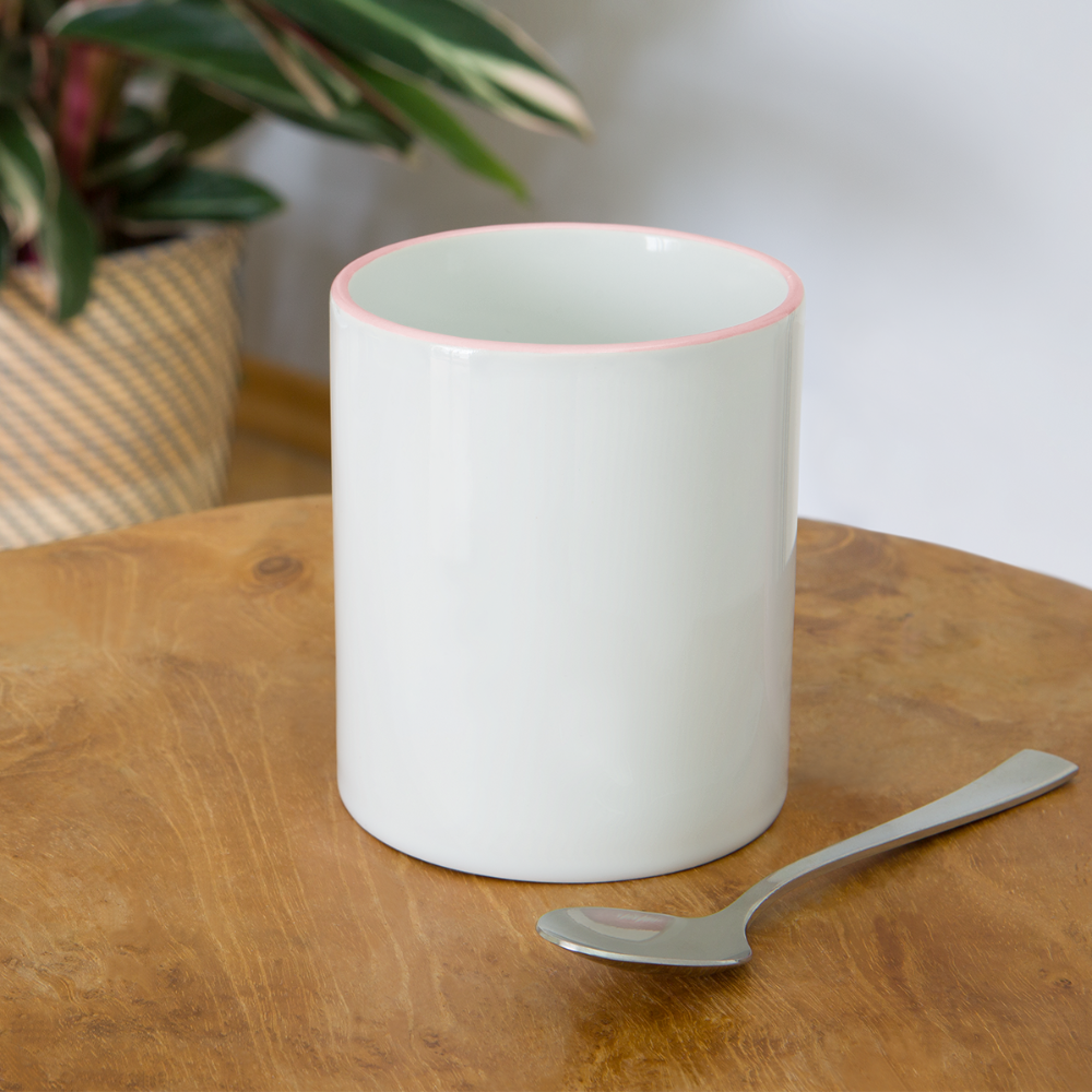 Tasse Kampfzwerg - Weiß/Pink