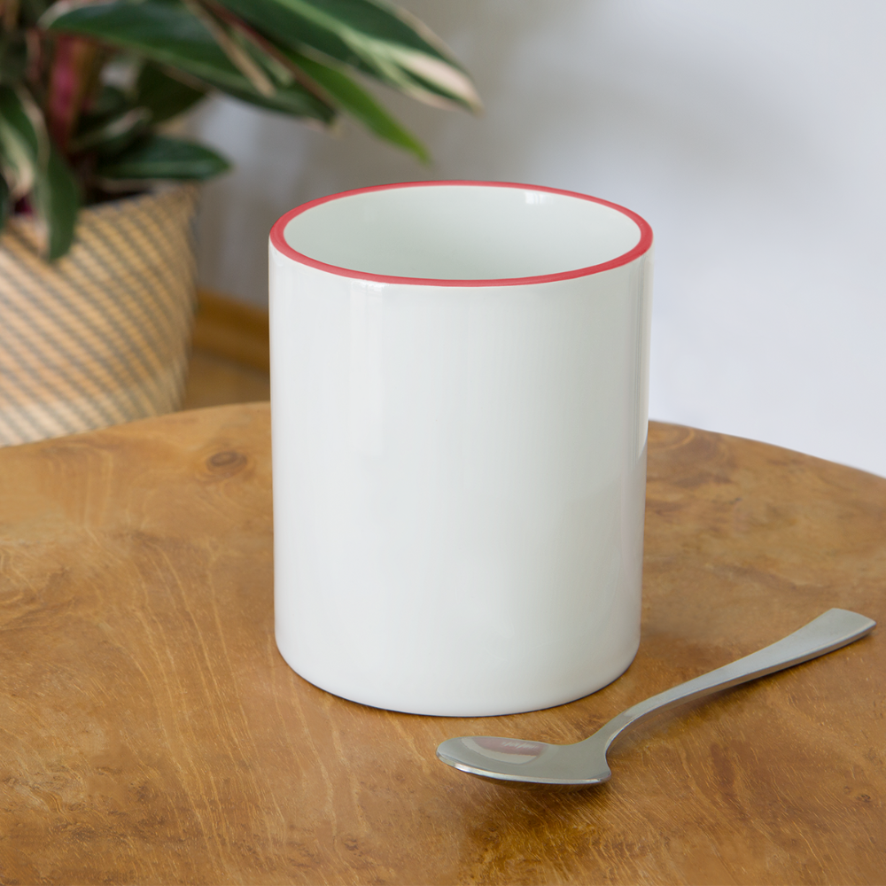 Tasse Kampfzwerg - Weiß/Rot