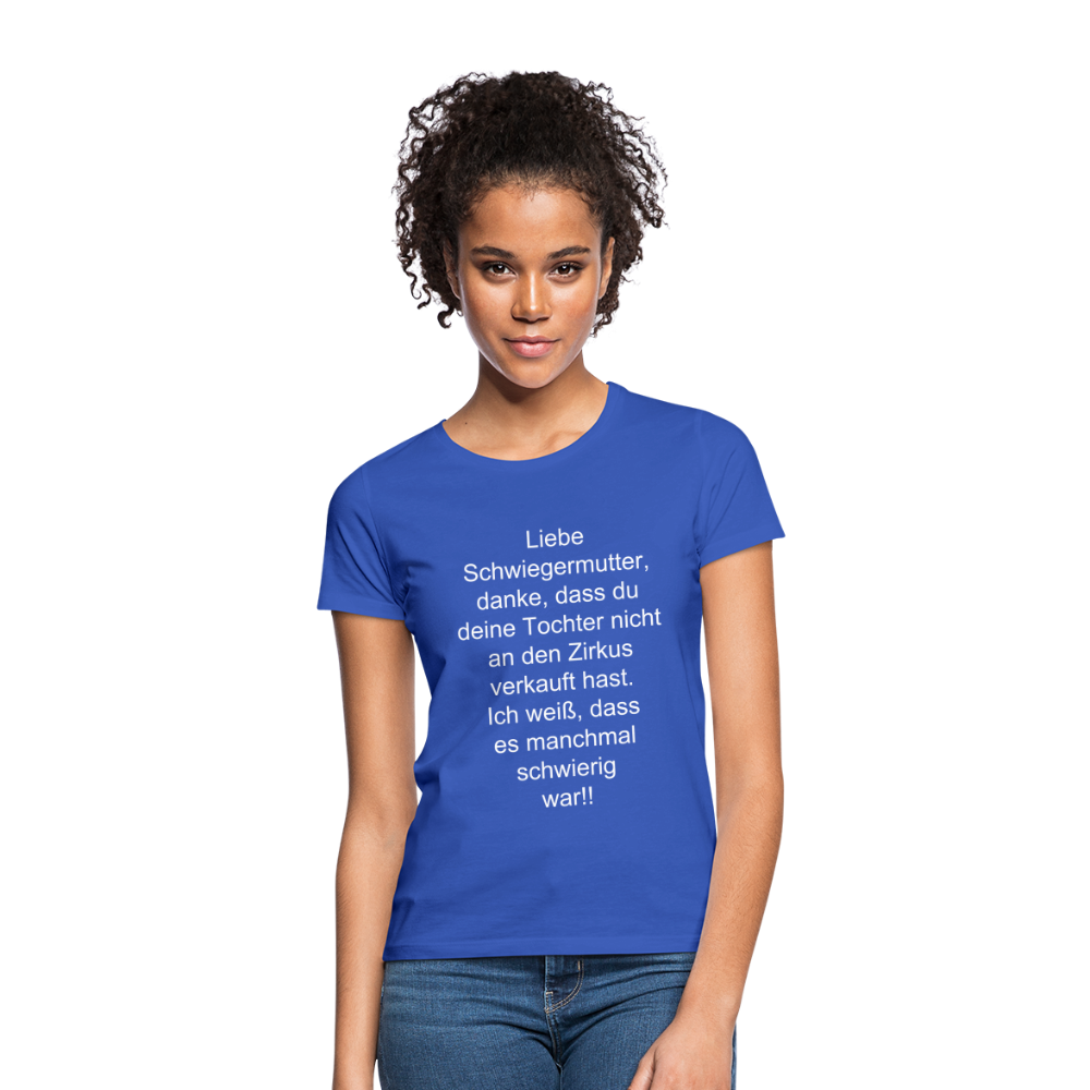 Frauen T-Shirt - Royalblau
