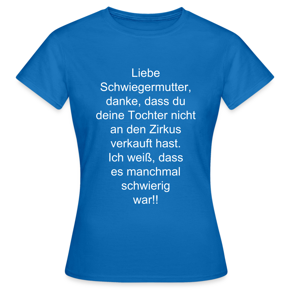 Frauen T-Shirt - Royalblau