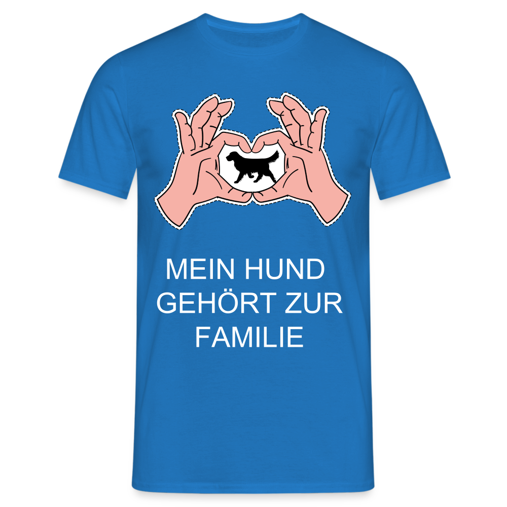 Hunde T-Shirt - Royalblau