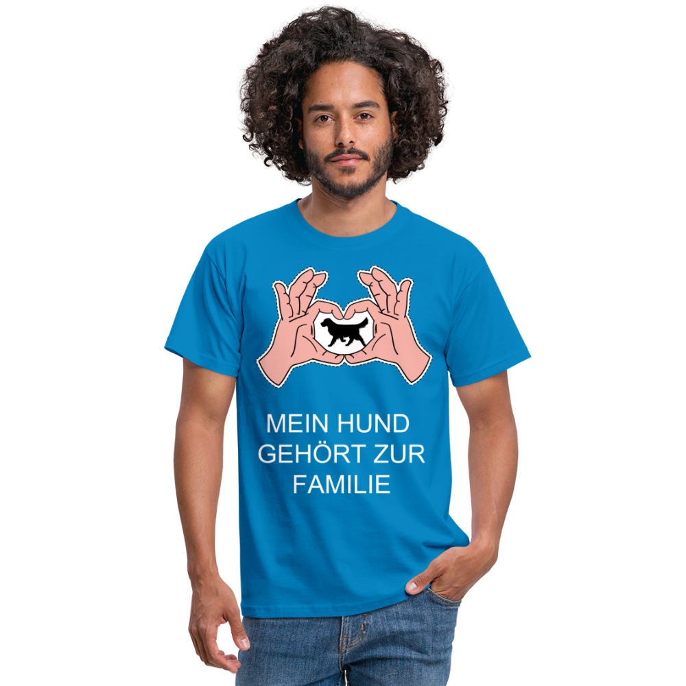 Hunde T-Shirt - Royalblau