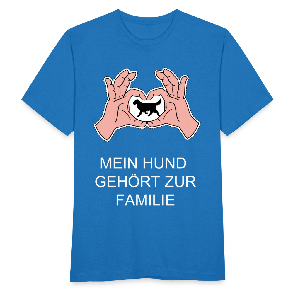 Hunde T-Shirt - Royalblau