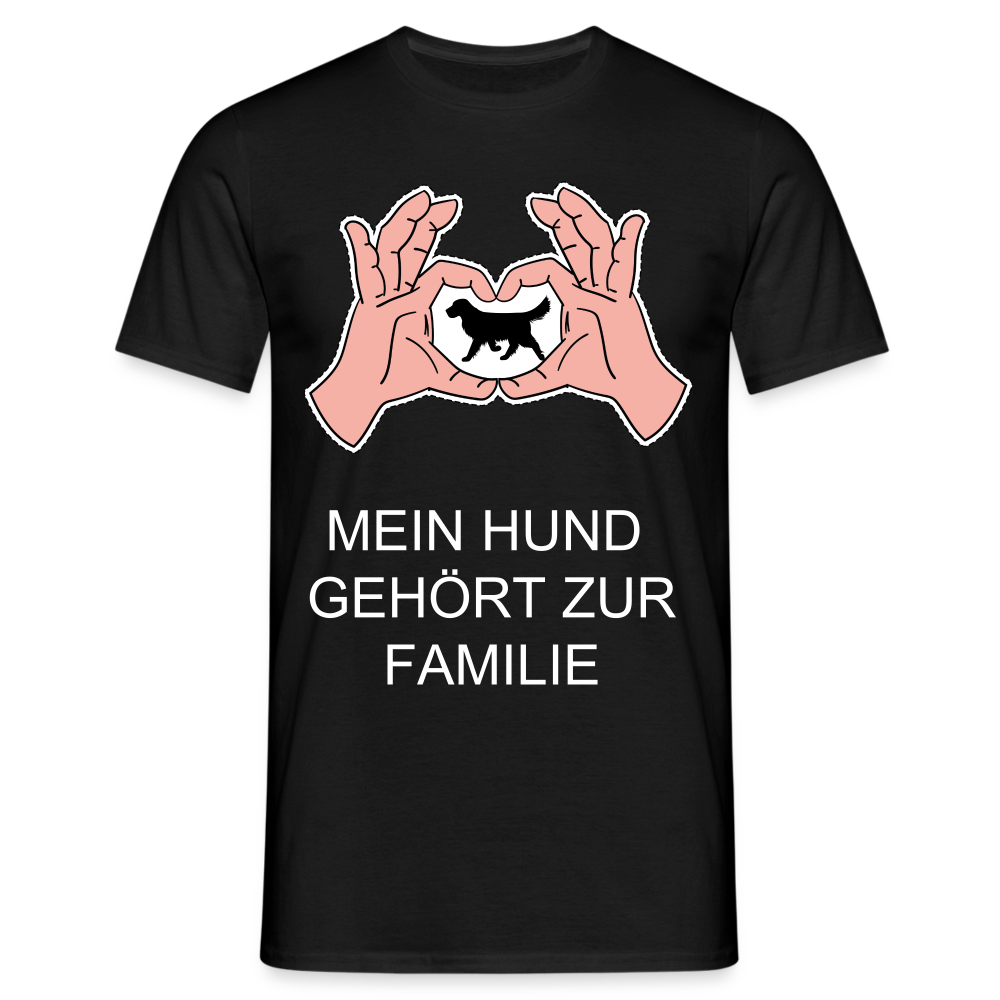 Hunde T-Shirt - Schwarz