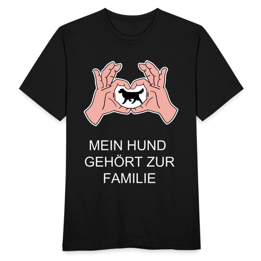 Hunde T-Shirt - Schwarz
