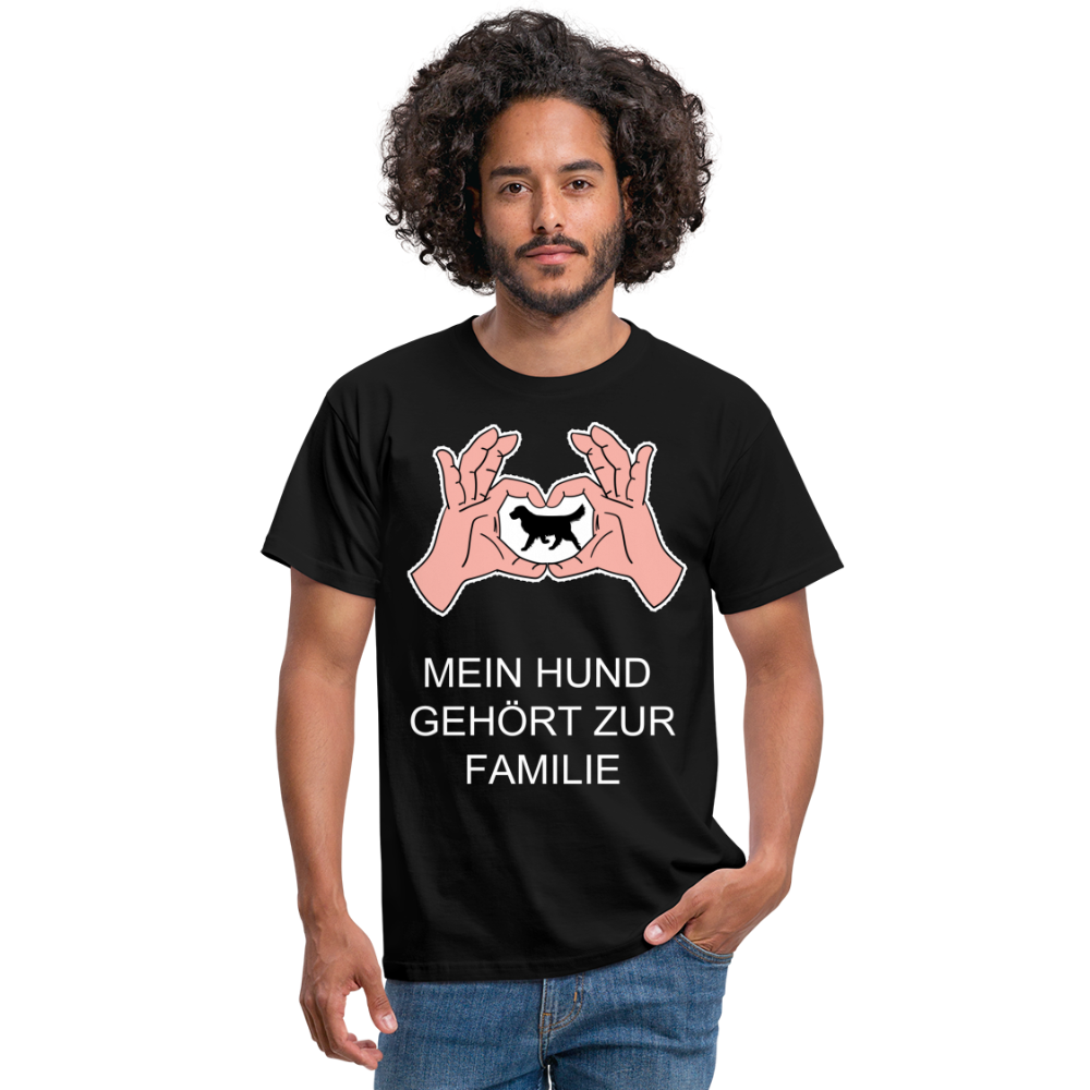 Hunde T-Shirt - Schwarz