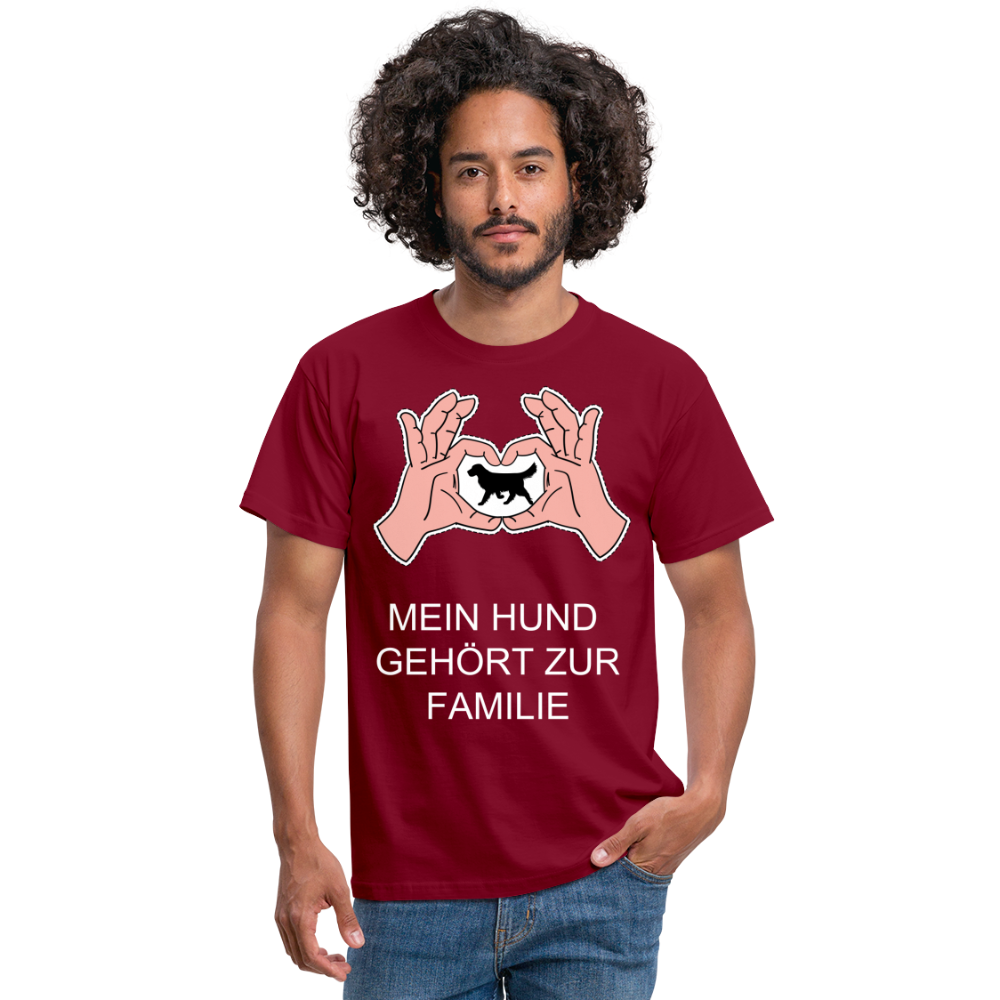 Hunde T-Shirt - Ziegelrot