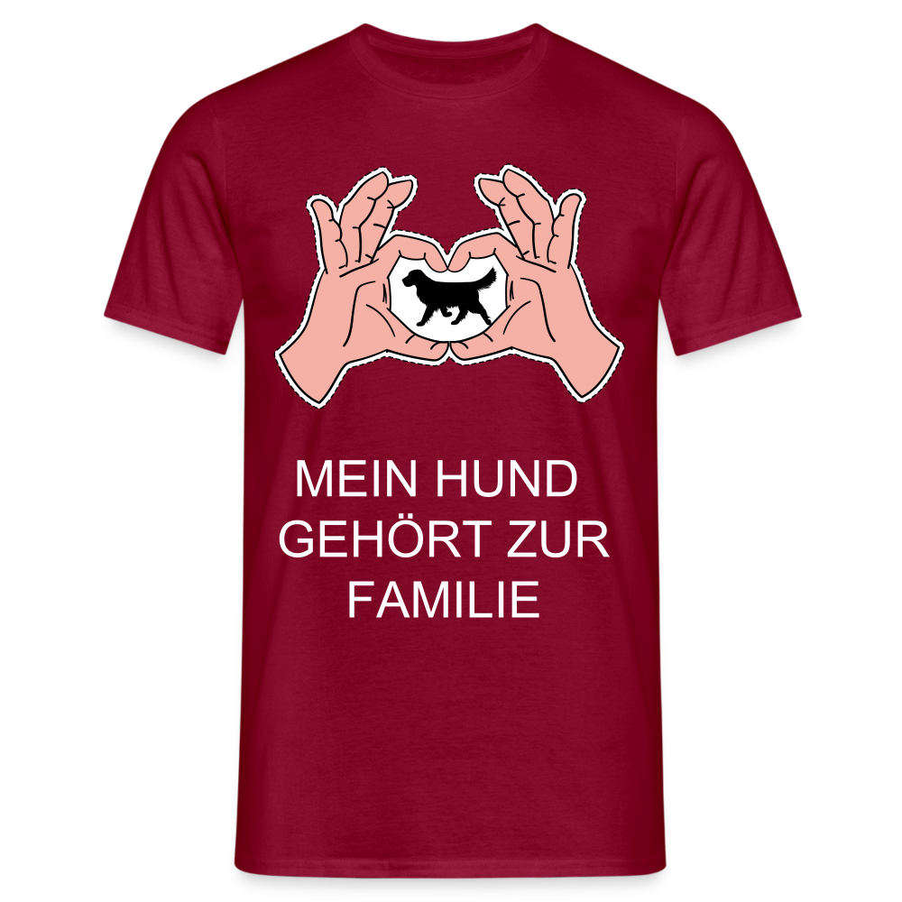 Hunde T-Shirt - Ziegelrot