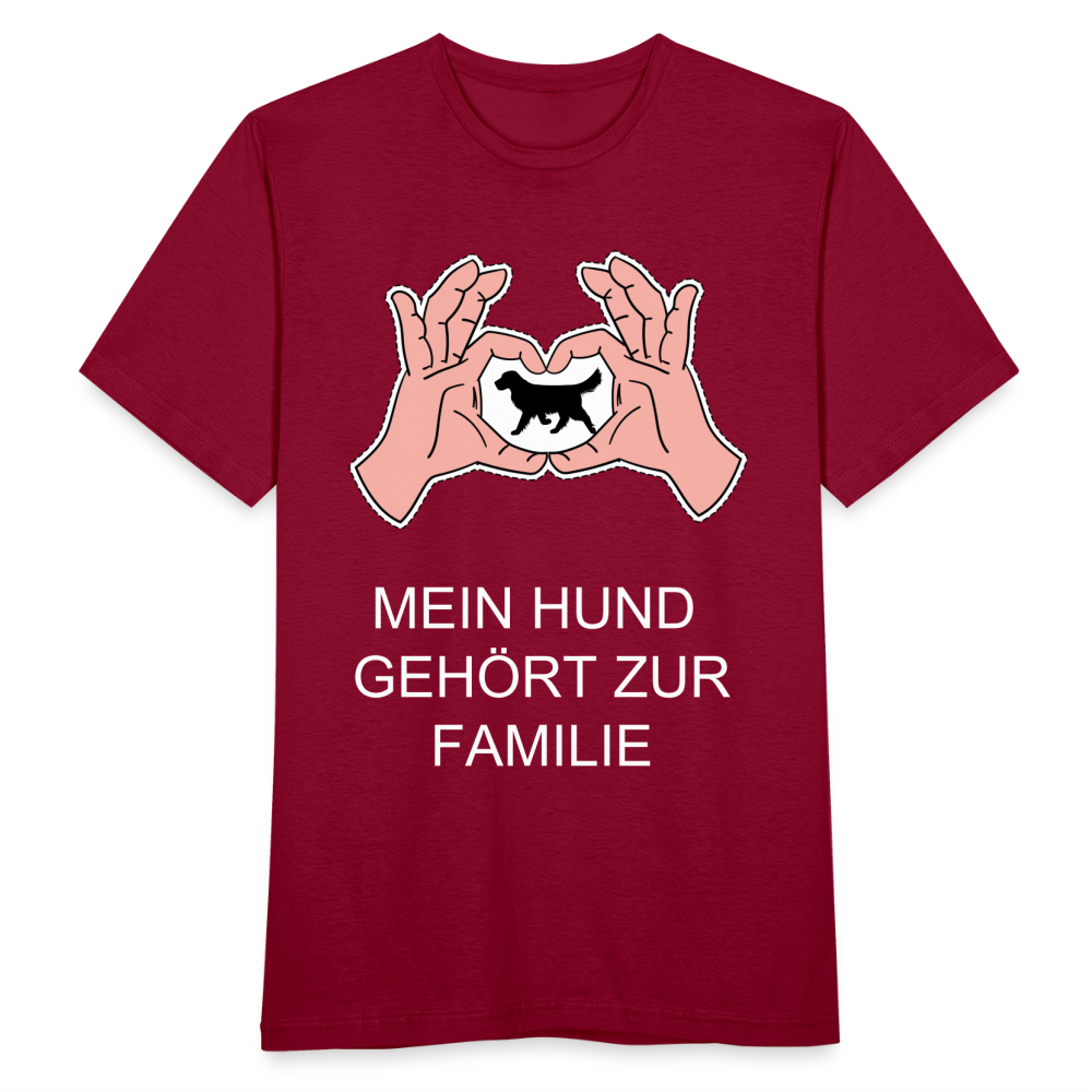 Hunde T-Shirt - Ziegelrot