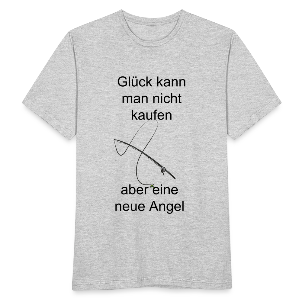 Fischerspruch T-Shirt - Grau meliert