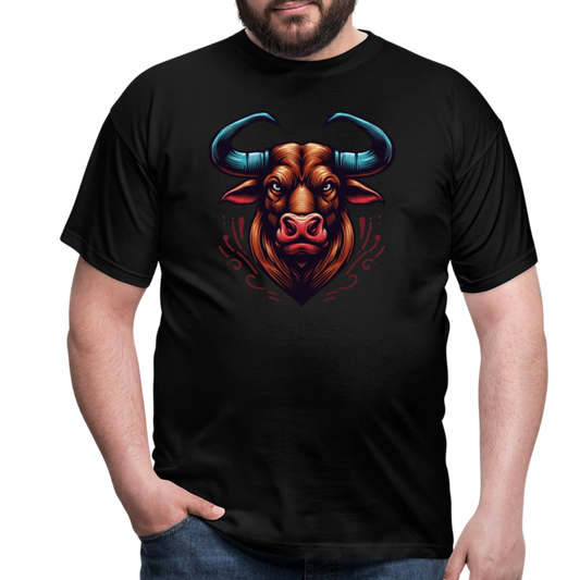 Stierkopf T-Shirt - Schwarz