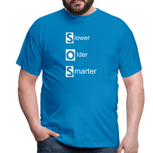 SOS T-Shirt - Royalblau