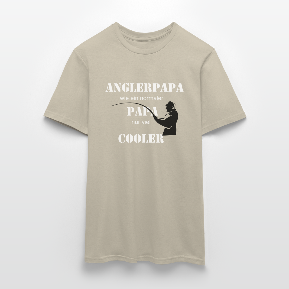Anglerpapa T-Shirt - Sandbeige