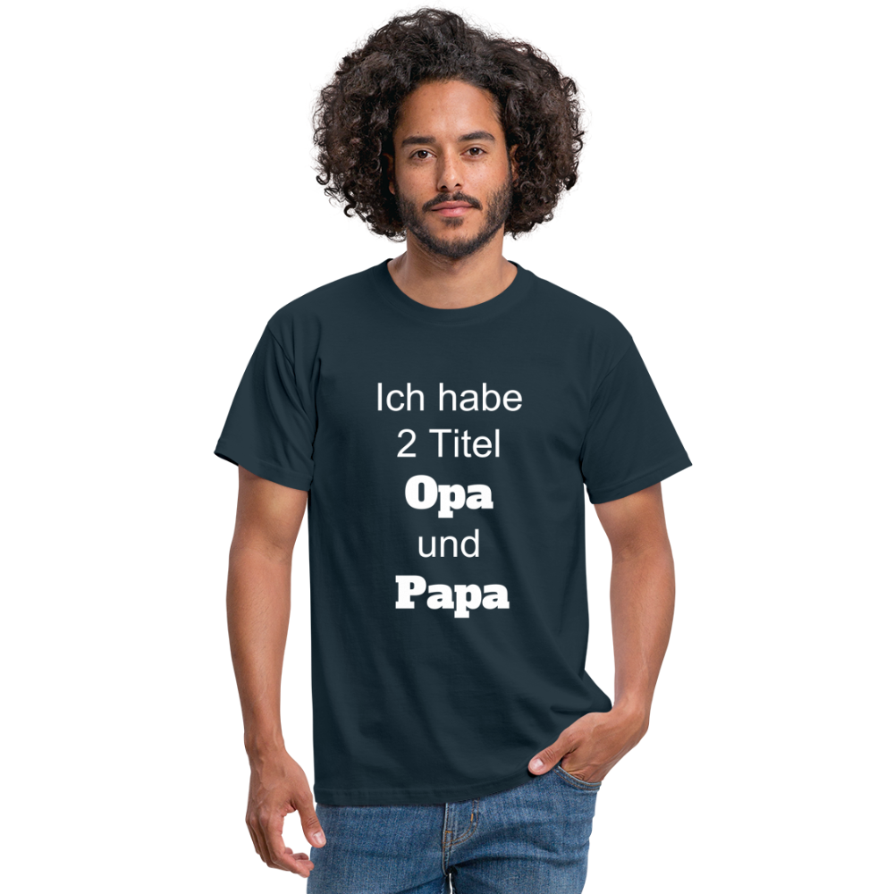 Opa Papa T-Shirt - Navy