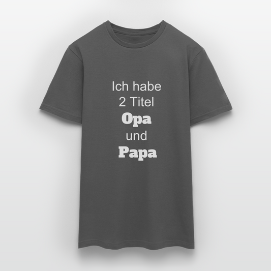 Opa Papa T-Shirt - Anthrazit