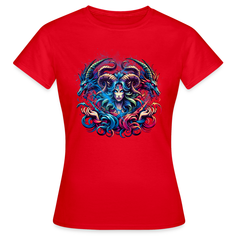 Zodiac Frauen T-Shirt - Rot