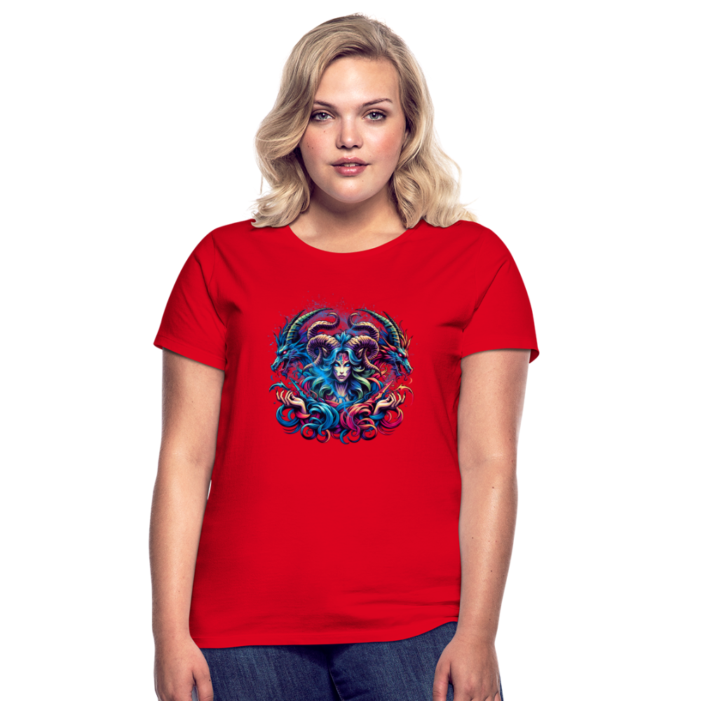 Zodiac Frauen T-Shirt - Rot