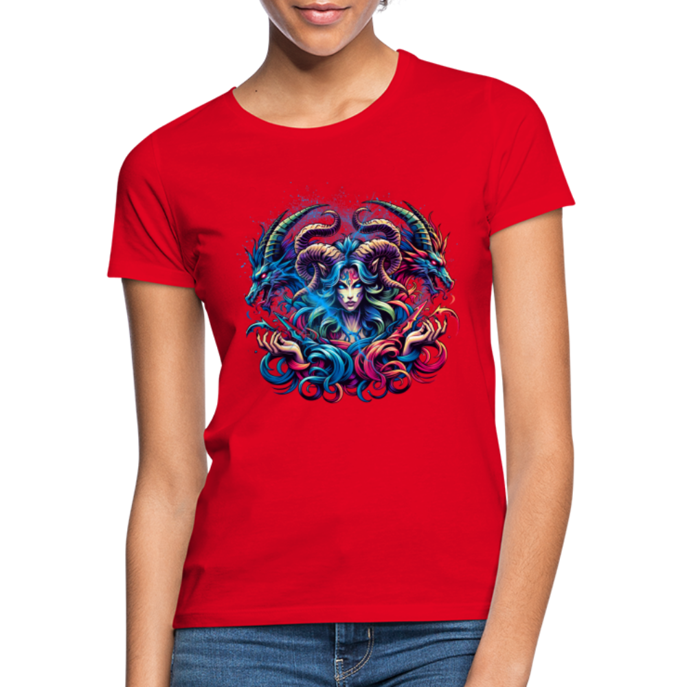 Zodiac Frauen T-Shirt - Rot
