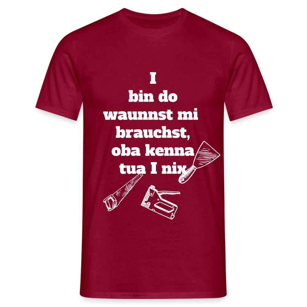 Kenna tua I nix T-Shirt - Ziegelrot