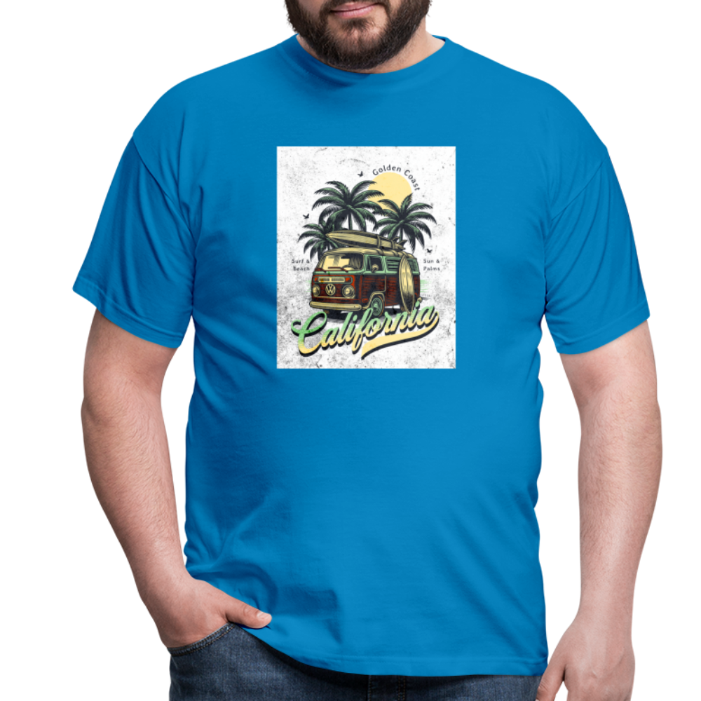 california T-Shirt - Royalblau