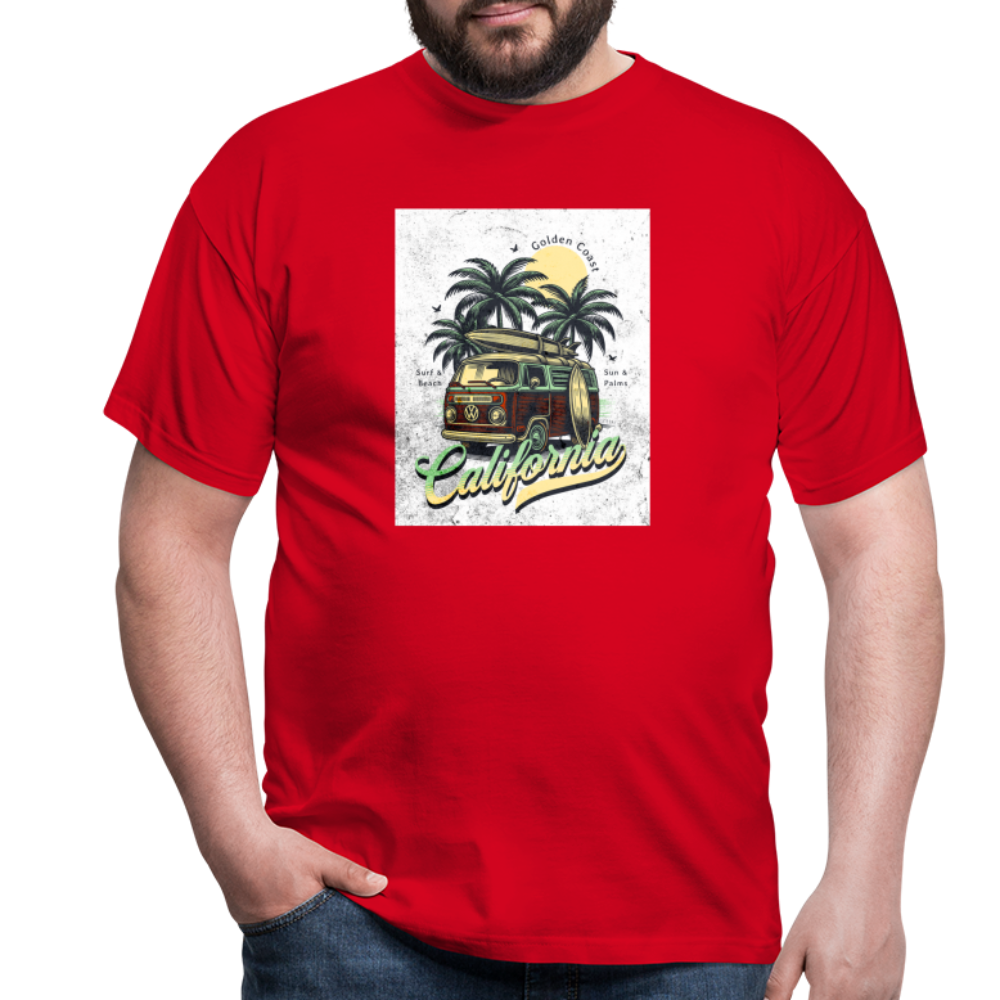 california T-Shirt - Rot