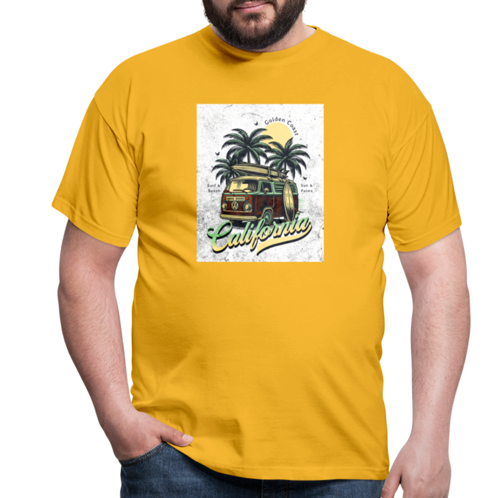 california T-Shirt - Gelb