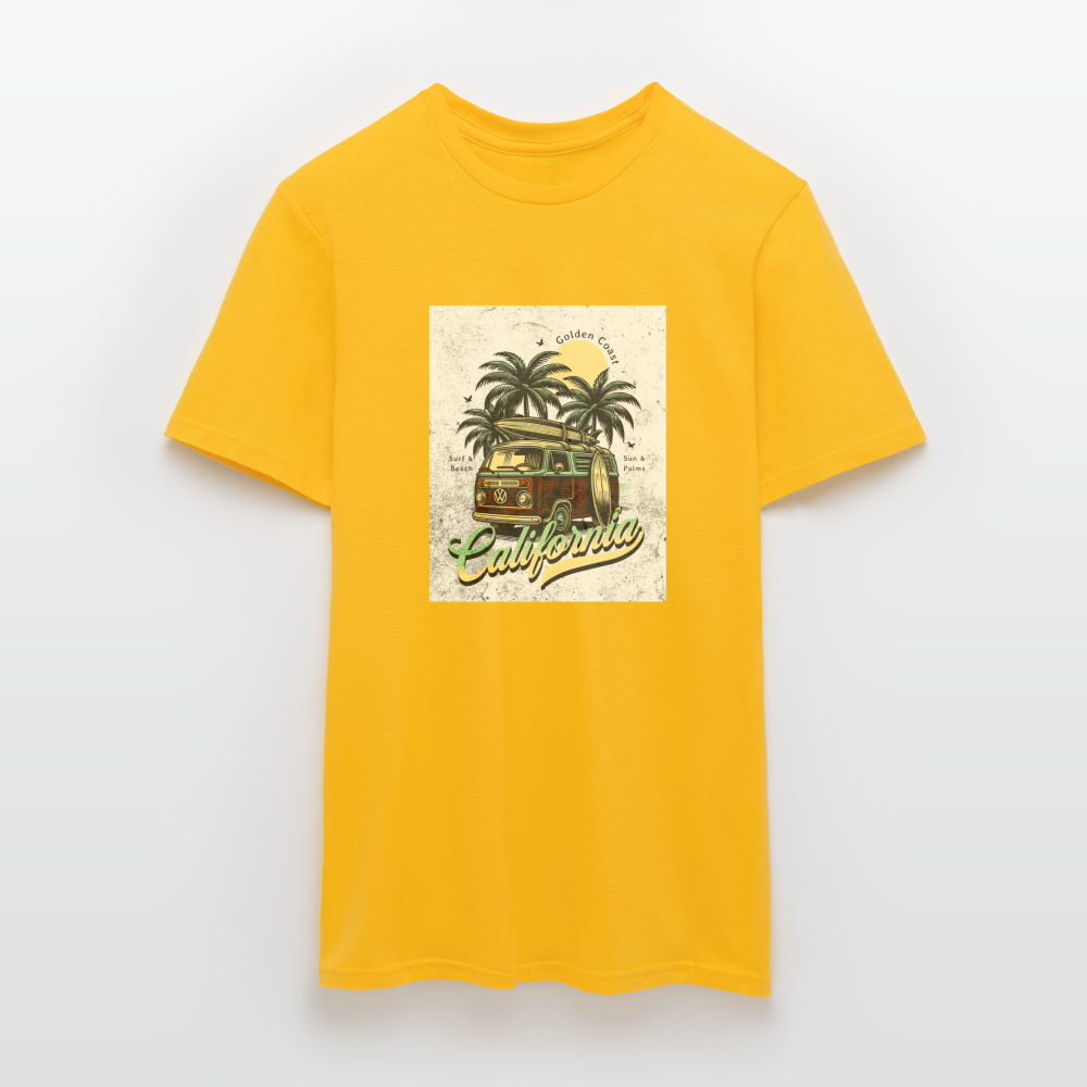 california T-Shirt - Gelb