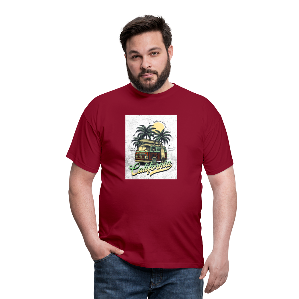 california T-Shirt - Ziegelrot