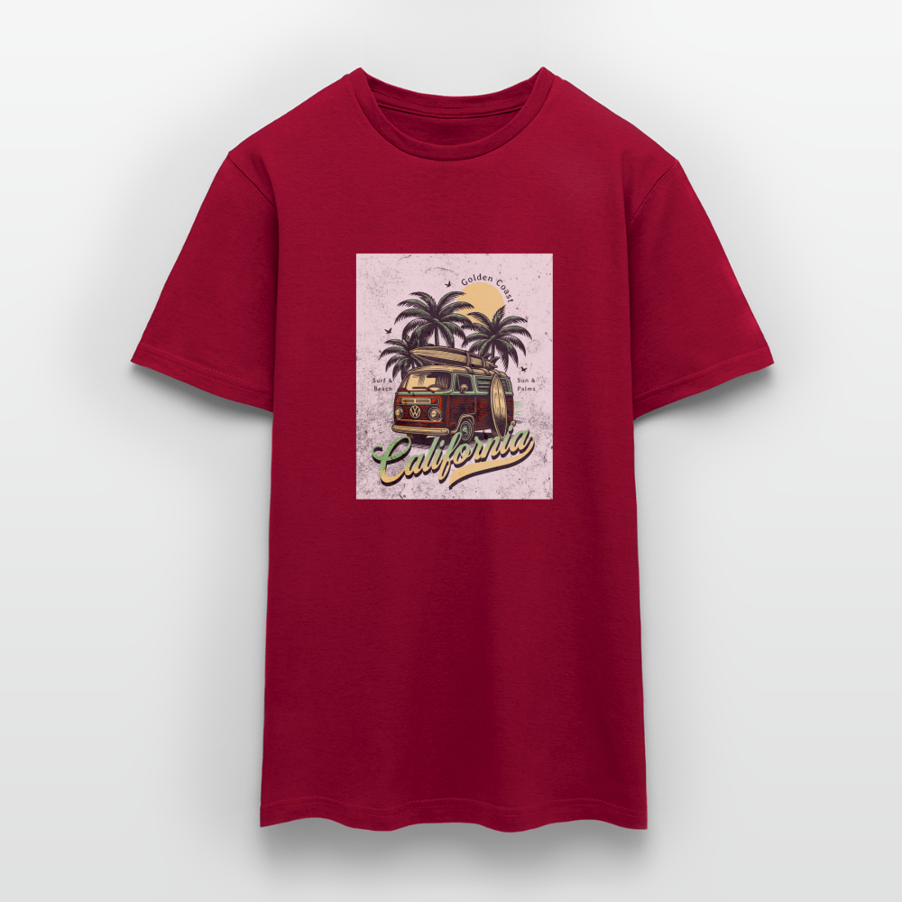california T-Shirt - Ziegelrot