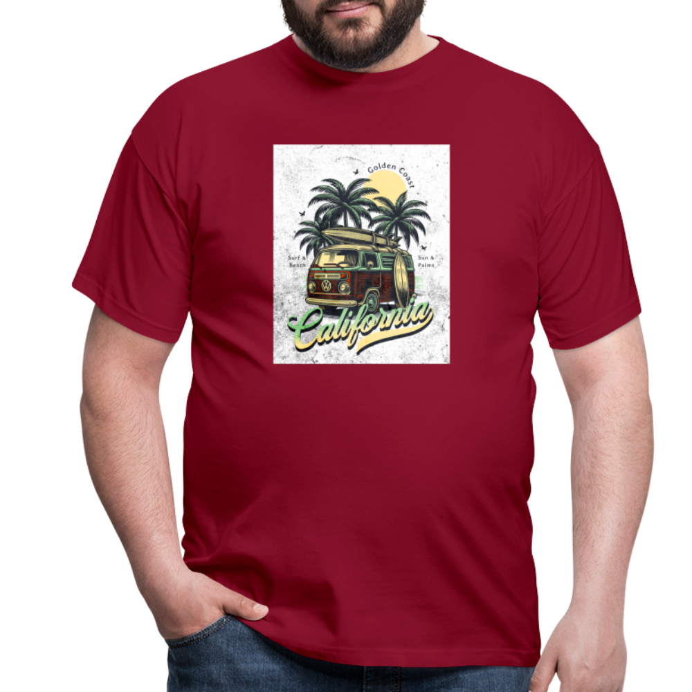 california T-Shirt - Ziegelrot