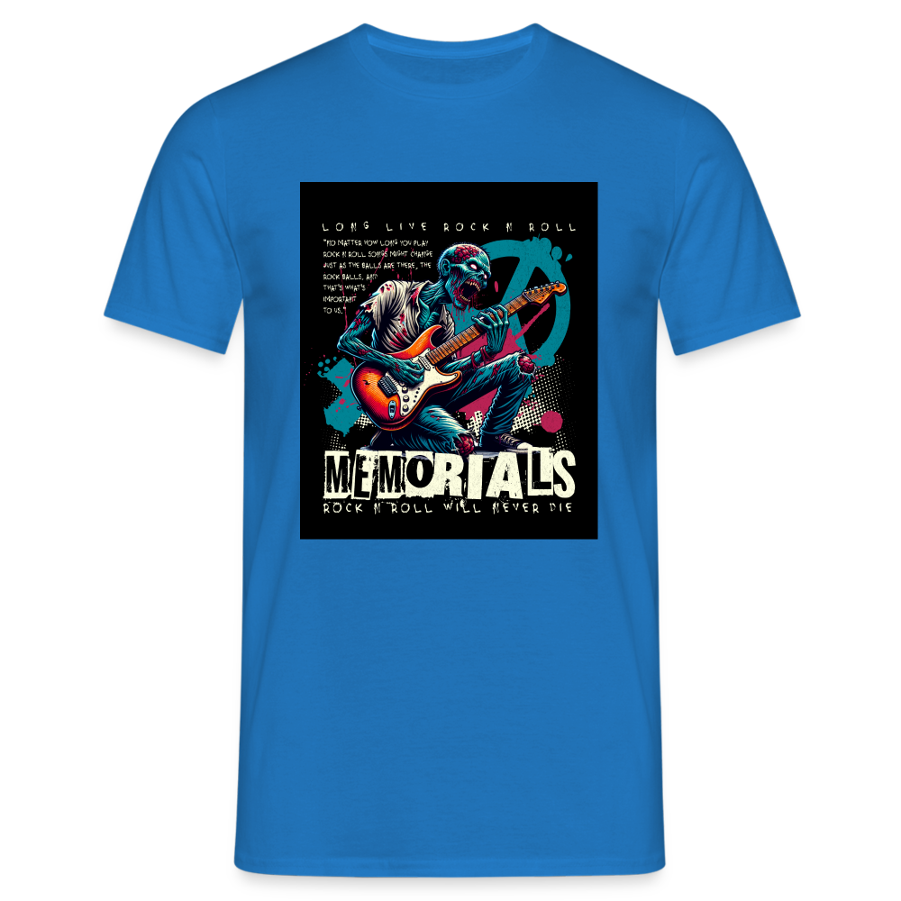 Rock`n Roll T-Shirt - Royalblau