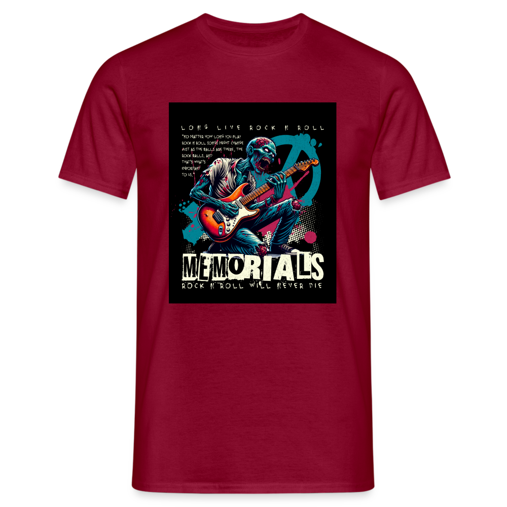 Rock`n Roll T-Shirt - Ziegelrot