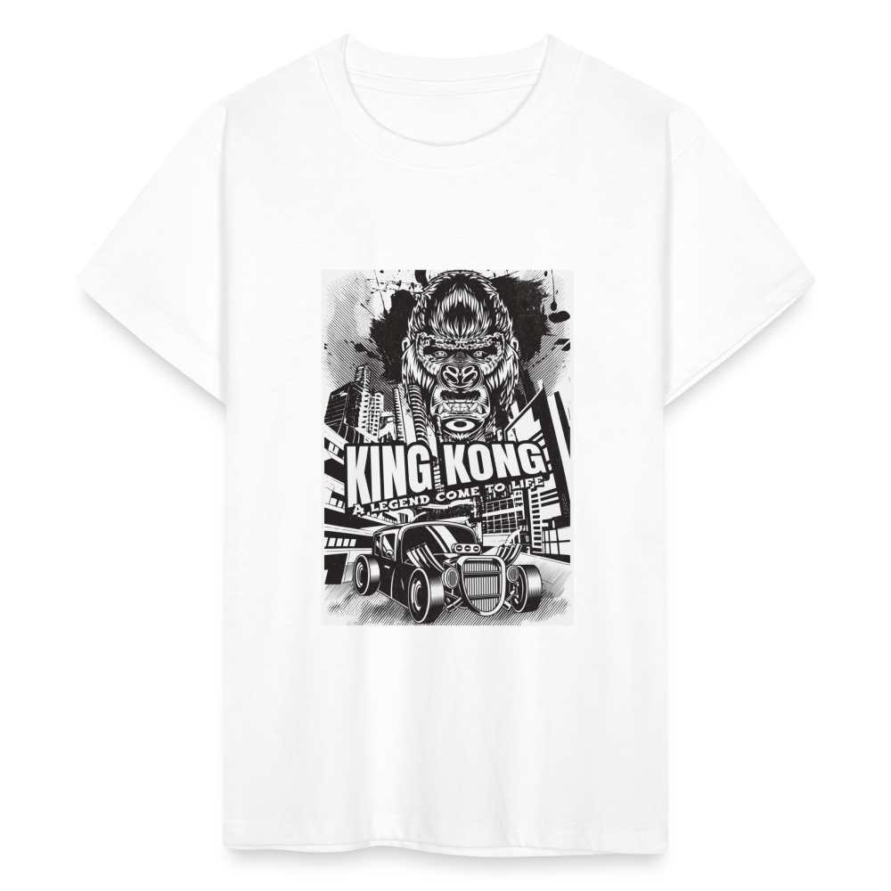 Teenager T-Shirt KING KONG - Weiß