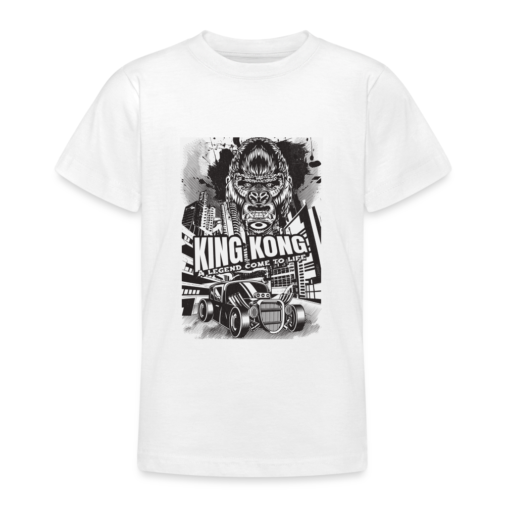 Teenager T-Shirt KING KONG - Weiß