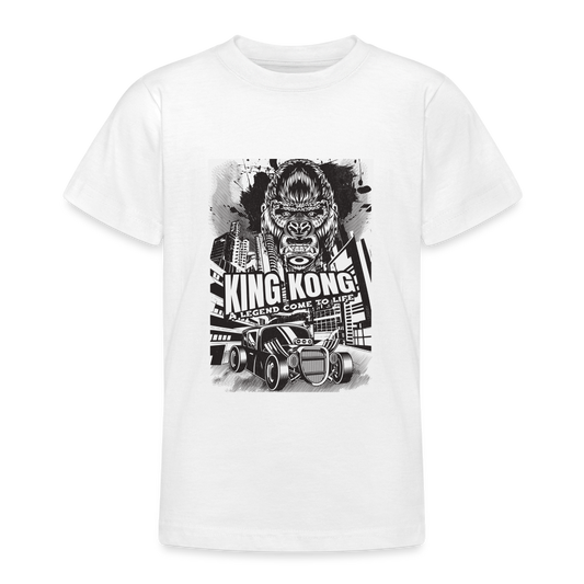 Teenager T-Shirt KING KONG - Weiß