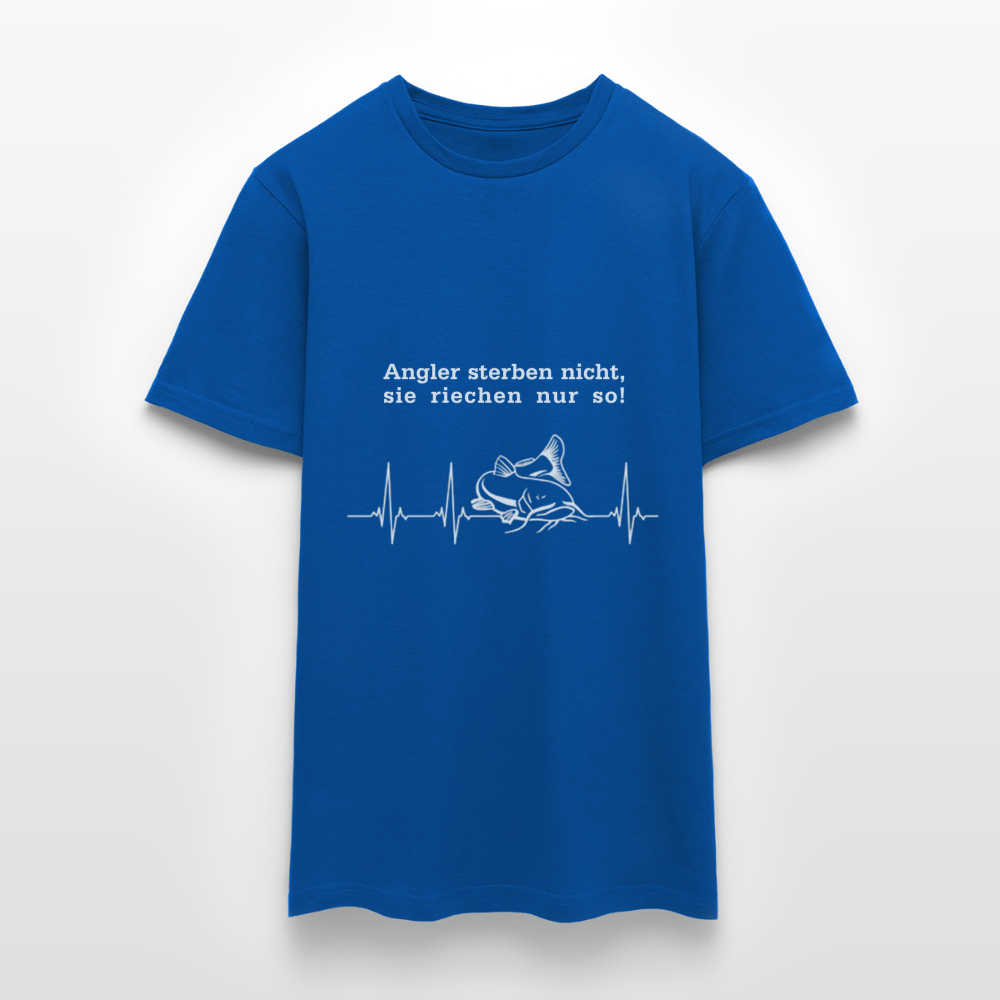 Angler sterben nicht T-Shirt - Royalblau