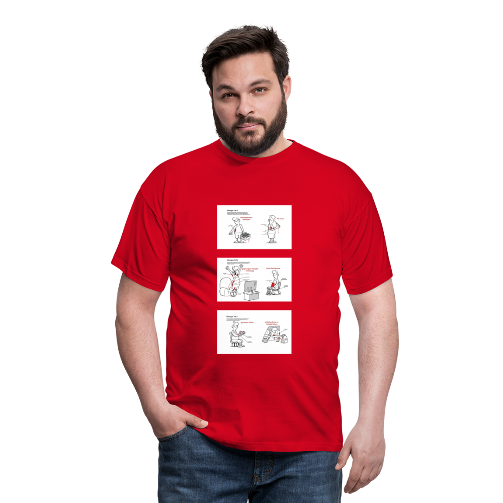 Fitness der anderen Art T-Shirt - Rot