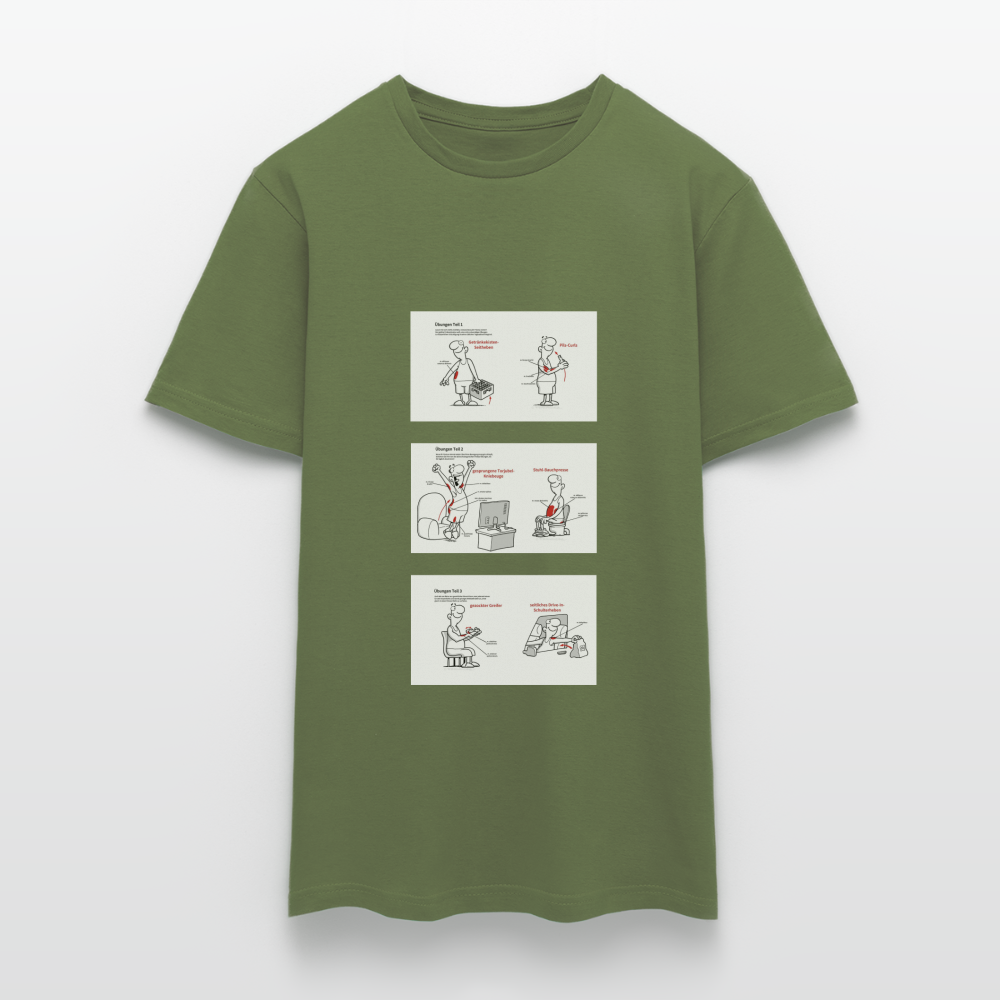 Fitness der anderen Art T-Shirt - Militärgrün