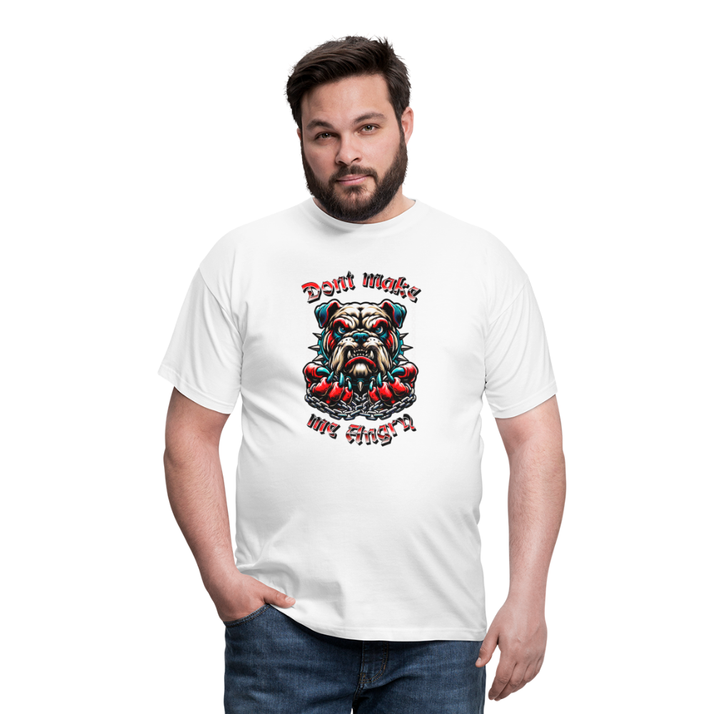 Angry Bulldog T-Shirt - Weiß