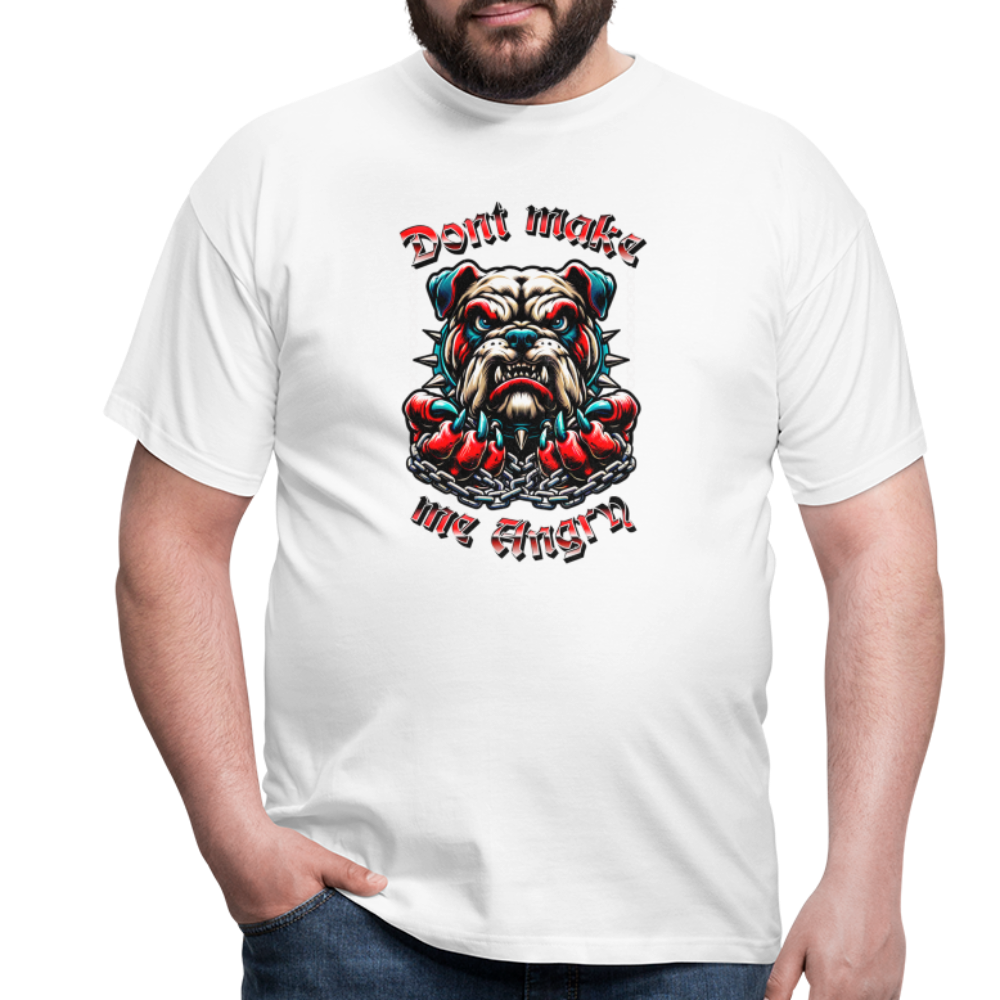 Angry Bulldog T-Shirt - Weiß