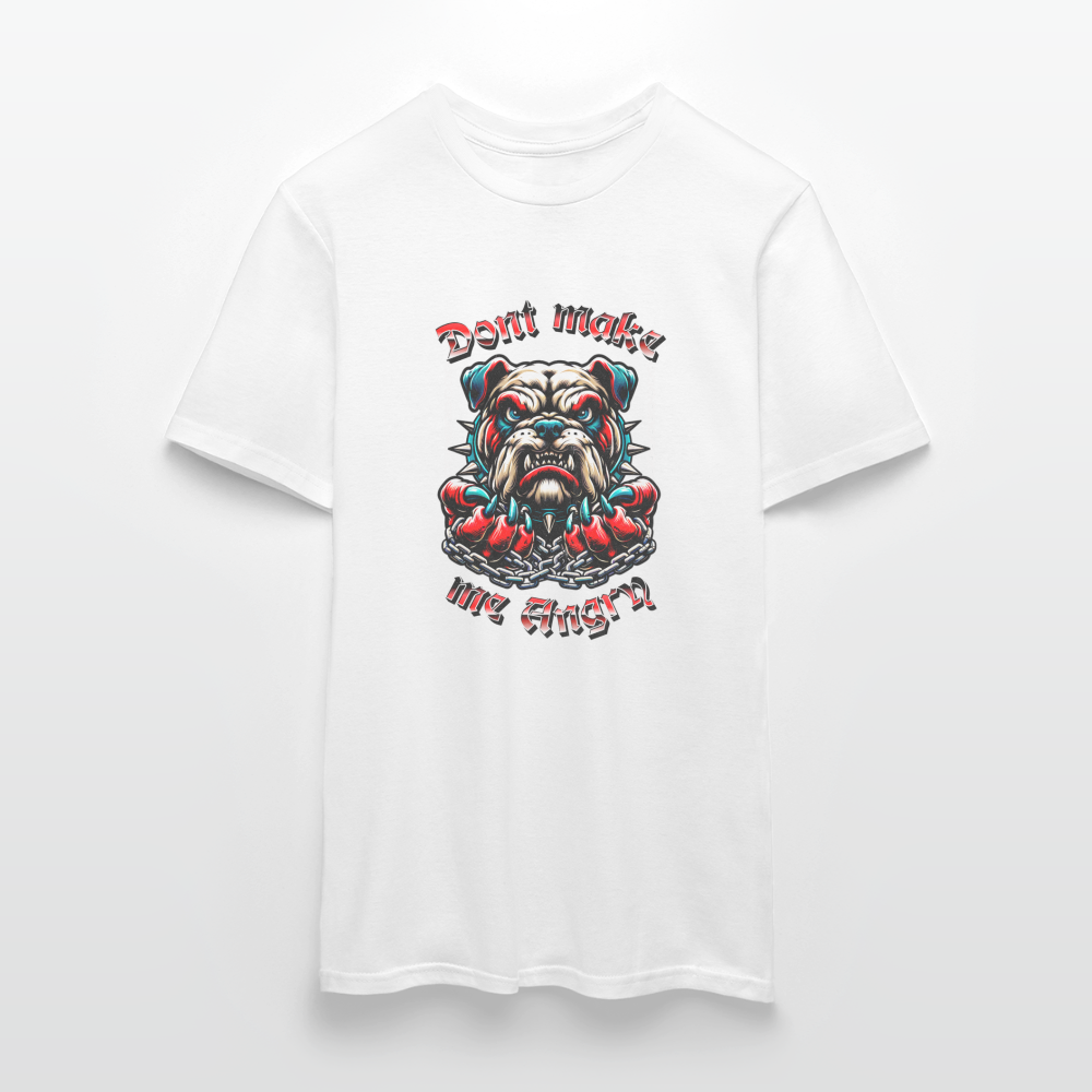 Angry Bulldog T-Shirt - Weiß